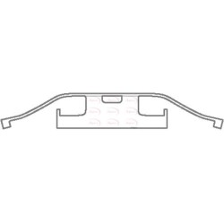 Brake Disc Pad Accessory Kit APEC KIT1131