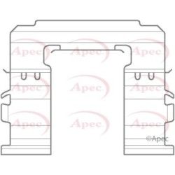 Brake Disc Pad Accessory Kit APEC KIT1141