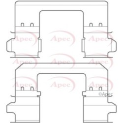 Brake Disc Pad Accessory Kit APEC KIT1145