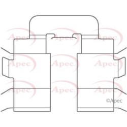 Brake Disc Pad Accessory Kit APEC KIT1147