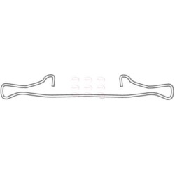 Brake Disc Pad Accessory Kit APEC KIT306 OE Ref 1223635