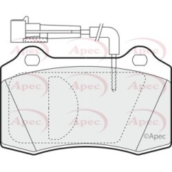Brake Pad Set APEC PAD1007 OE Ref 4728999 APEC