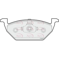 Brake Pad Set APEC PAD1062 OE Ref 1J0698151A APEC