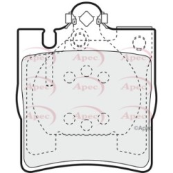 Brake Pad Set APEC PAD1080 OE Ref 24205220 APEC