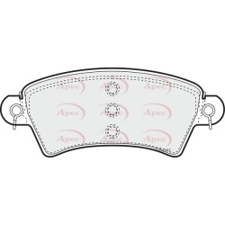 Brake Pad Set APEC PAD1107 OE Ref 172103 APEC