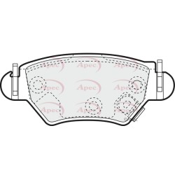 Brake Pad Set APEC PAD1133 OE Ref 1605093 APEC