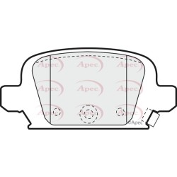 Brake Pad Set APEC PAD1189 OE Ref 1605397 APEC