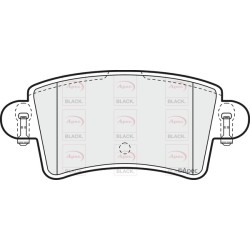 Brake Pad Set APEC PAD1197B OE Ref 1605623 APEC