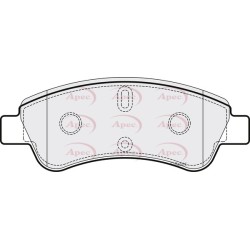 Brake Pad Set APEC PAD1198 OE Ref 1613193280 APEC