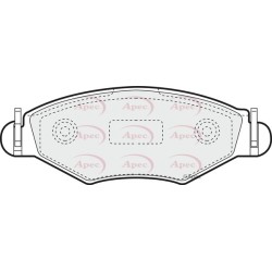 Brake Pad Set APEC PAD1213 OE Ref 425205 APEC