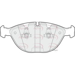Brake Pad Set APEC PAD1232 OE Ref 34116756350 APEC