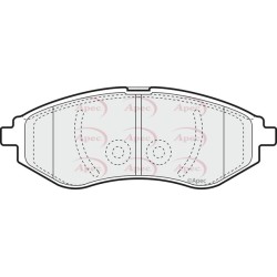 Brake Pad Set APEC PAD1319 OE Ref 65396534 APEC
