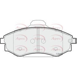 Brake Pad Set APEC PAD1321 OE Ref M2A0258101