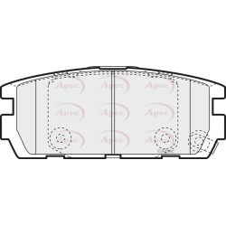 Brake Pad Set APEC PAD1360 OE Ref H1A0058302 APEC