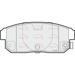 Brake Pad Set APEC PAD1399 OE Ref 5580060J10 APEC
