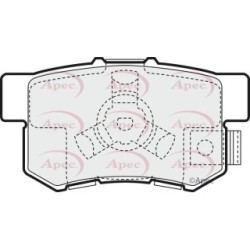Brake Pad Set APEC PAD1457 OE Ref 43022S9A010 APEC