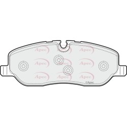 Brake Pad Set APEC PAD1468 OE Ref LR134694 APEC