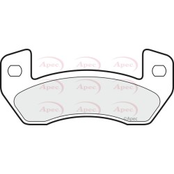 Brake Pad Set APEC PAD1497 OE Ref 182043 APEC