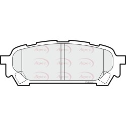 Brake Pad Set APEC PAD1512 OE Ref 26696FE050 APEC