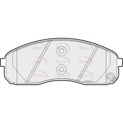 Brake Pad Set APEC PAD1530 OE Ref 3323ZK58A APEC