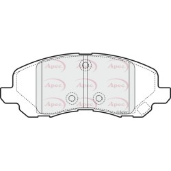 Brake Pad Set APEC PAD1544 OE Ref 68020494AA APEC