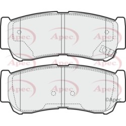 Brake Pad Set APEC PAD1568 OE Ref 2BA2058302 APEC