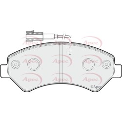 Brake Pad Set APEC PAD1575 OE Ref 1617284580 APEC