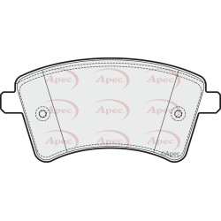 Brake Pad Set APEC PAD1656 OE Ref 4154210610 APEC