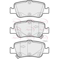 Brake Pad Set APEC PAD1674 OE Ref 0446602180 APEC
