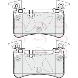 Brake Pad Set APEC PAD1678 OE Ref A0054202520 APEC