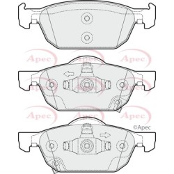 Brake Pad Set APEC PAD1692 OE Ref 45022TL1G00 APEC