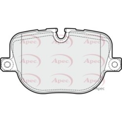Brake Pad Set APEC PAD1729 OE Ref LR025739 APEC