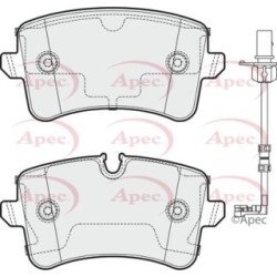 Brake Pad Set APEC PAD1778 OE Ref 4H0698451C APEC