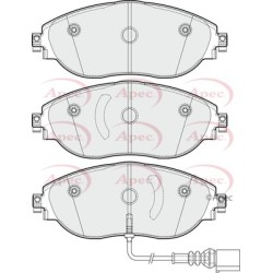 Brake Pad Set APEC PAD1844 OE Ref 3C0698151G APEC