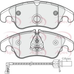 Brake Pad Set APEC PAD1862 OE Ref 4G0698151AA APEC