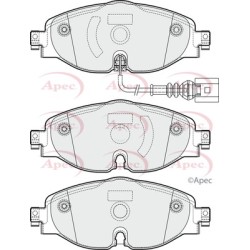 Brake Pad Set APEC PAD1902 OE Ref 2Q0698151S APEC