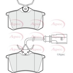 Brake Pad Set APEC PAD1913 OE Ref 8D0698451B
