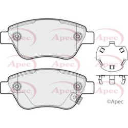 Brake Pad Set APEC PAD2002 OE Ref 1605184 APEC