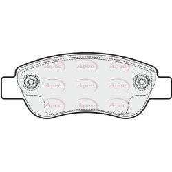 Brake Pad Set APEC PAD2042 OE Ref 04465YZZDT APEC