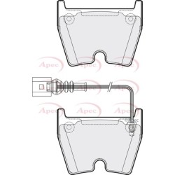 Brake Pad Set APEC PAD2121 OE Ref 8U0698151F APEC