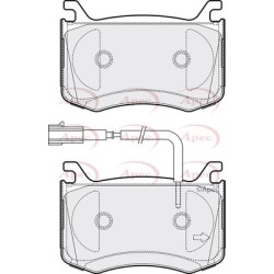 Brake Pad Set APEC PAD2149 OE Ref 77368402 APEC