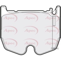 Brake Pad Set APEC PAD2181 OE Ref 0034207120 APEC