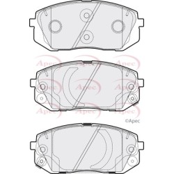 Brake Pad Set APEC PAD2193 OE Ref 581013ZA10 APEC