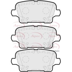 Brake Pad Set APEC PAD2256 OE Ref 13517694 APEC