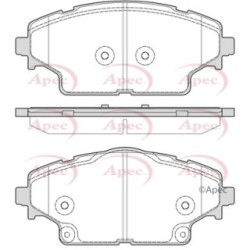 Brake Pad Set APEC PAD2315 OE Ref 1638005680 APEC