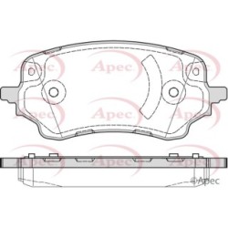 Brake Pad Set APEC PAD2328 OE Ref 2425653 APEC