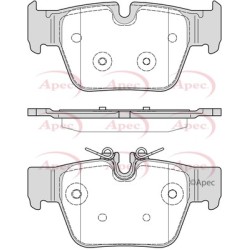 Brake Pad Set APEC PAD2339 OE Ref 34206885600 APEC