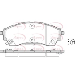 Brake Pad Set APEC PAD2343 OE Ref 2298617 APEC