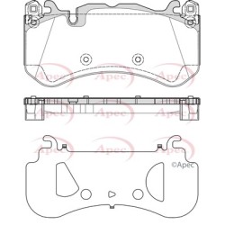 Brake Pad Set APEC PAD2361 OE Ref 0004203102 APEC