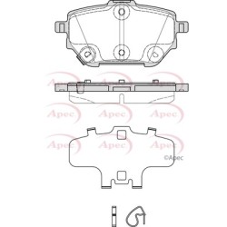 Brake Pad Set APEC PAD2381 OE Ref 044660D060 APEC